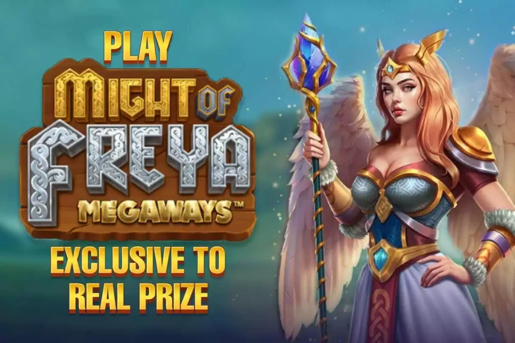 Might of Freya Megaways Slot - A Norse mythology-inspired slot game featuring the Megaways engine with wild symbols, free spins, and high winning potential.